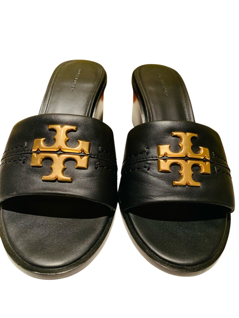 TORY BURCH EVERLY BLOCK HEELS. EXCELLENT CONDITION! - Picture 5 of 6